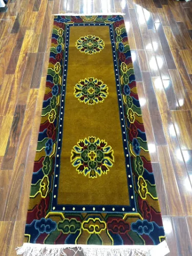 Tibetan Cloud-Band Medallion Runner